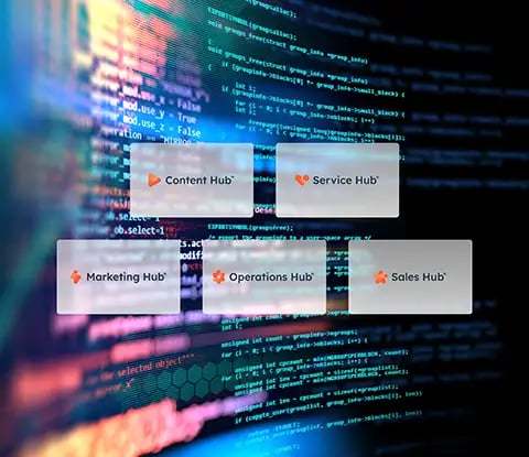 Présentation des différents Hub de HubSpot utilisés pour ce mandat