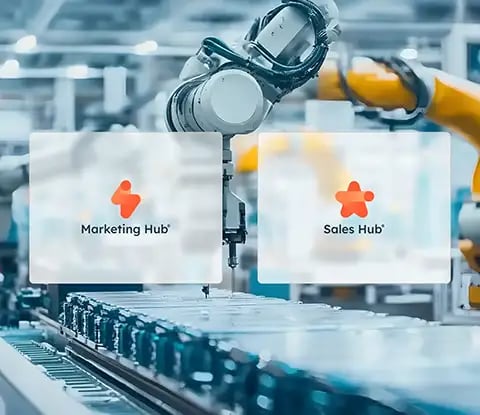 Présentation des différents Hub de HubSpot utilisés pour ce mandat