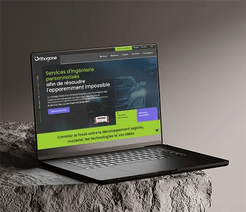 Aperçu dAperçu du site web sur un écran d'ordinateuru site web sur un écran d'ordinateur