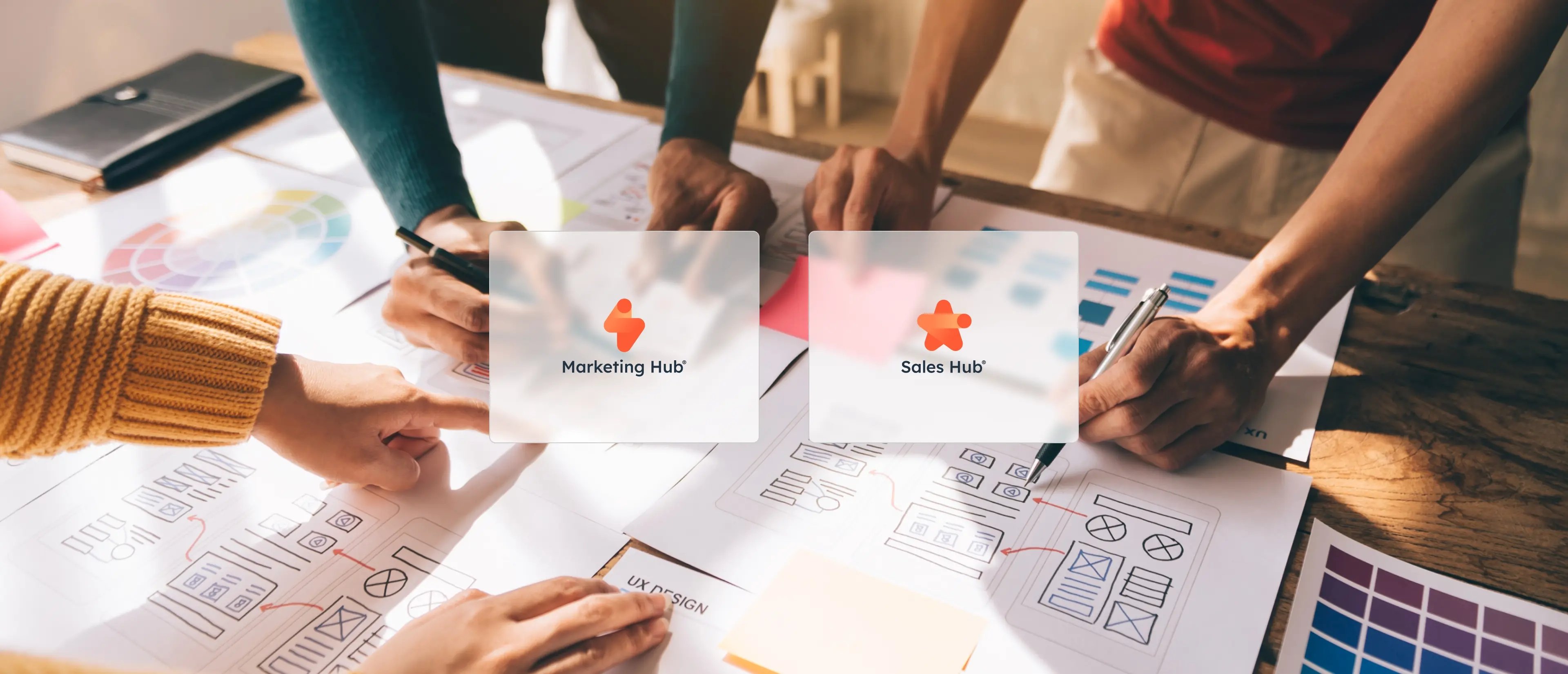 Presentation of the different HubSpot Hubs used for this project